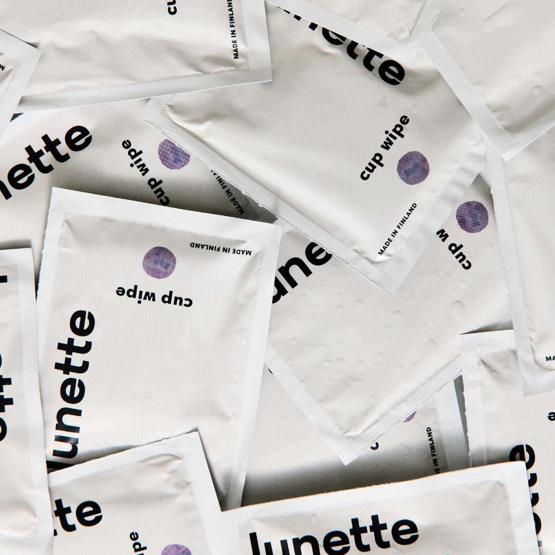 Lunette Cup Wipes 20-pack