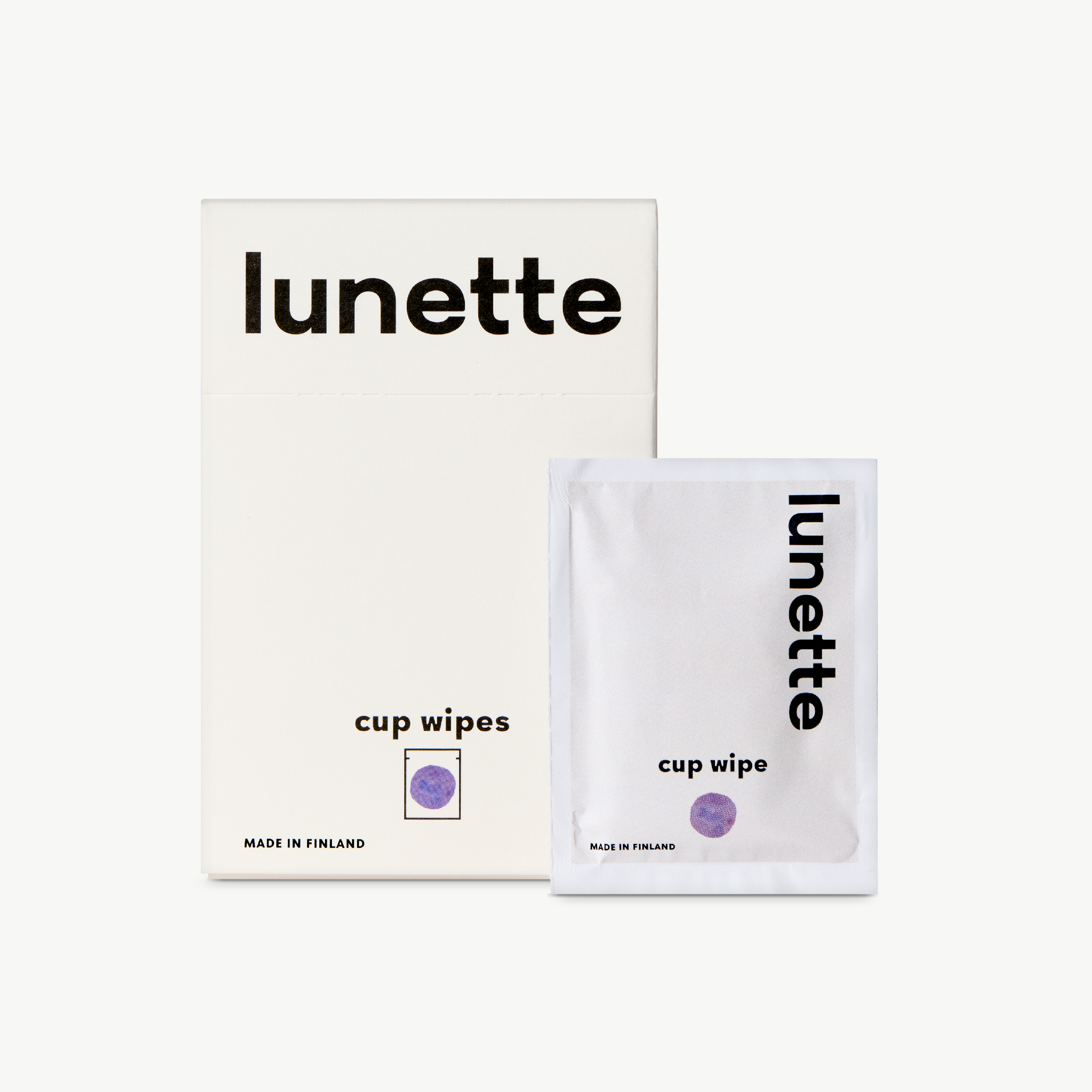 Lunette Cup Wipes 20-pack