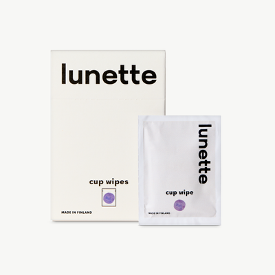 Lunette Cup Wipes 20-pack