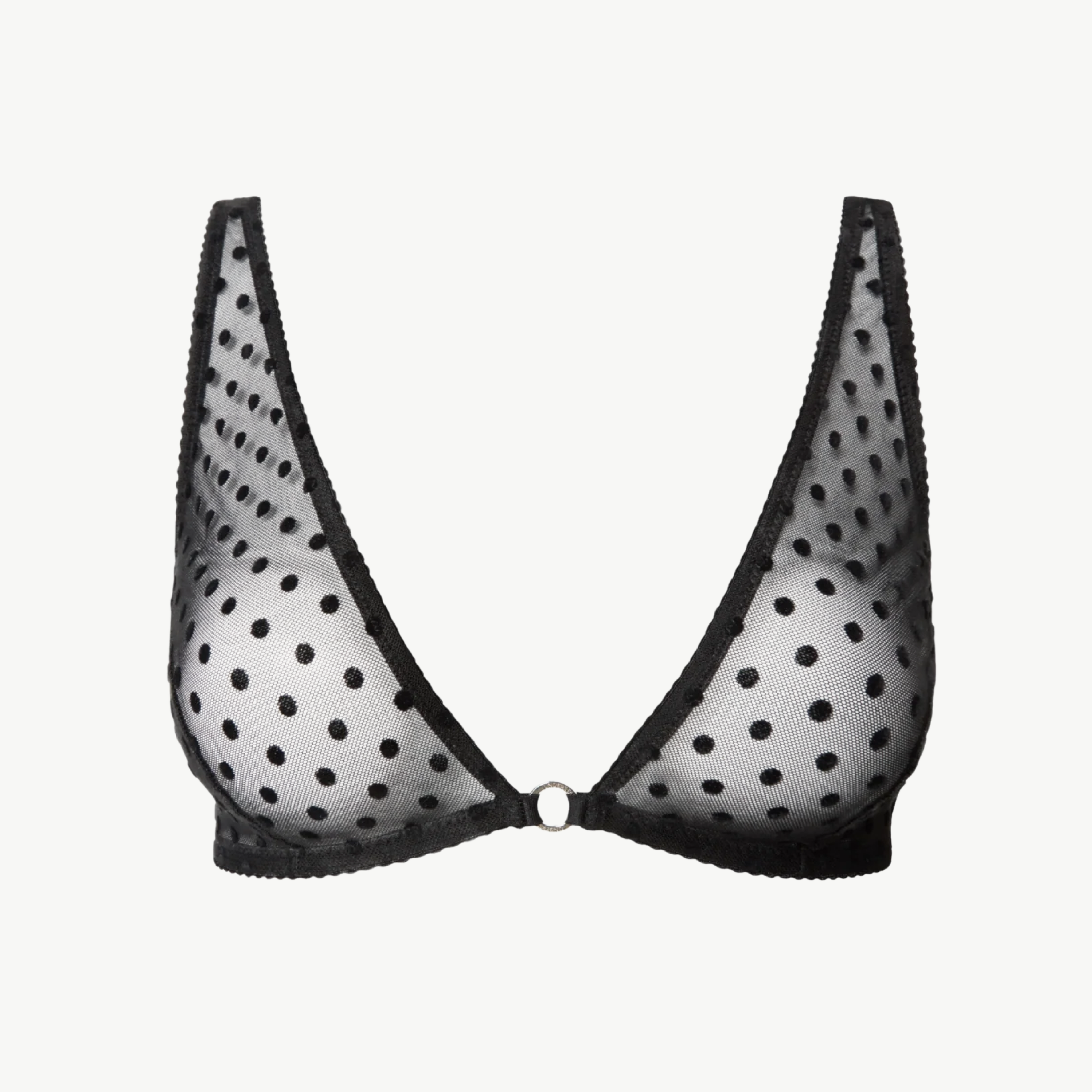 Understatement Mesh Plunge Bralette